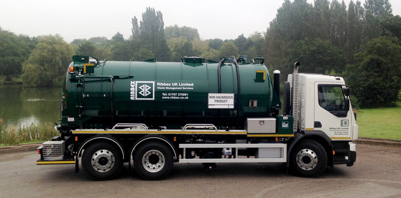 Ribbex takes delivery of a 26t Vacuum Tanker