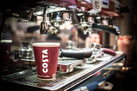 Costa To Recycle Competitor Paper Coffee Cups